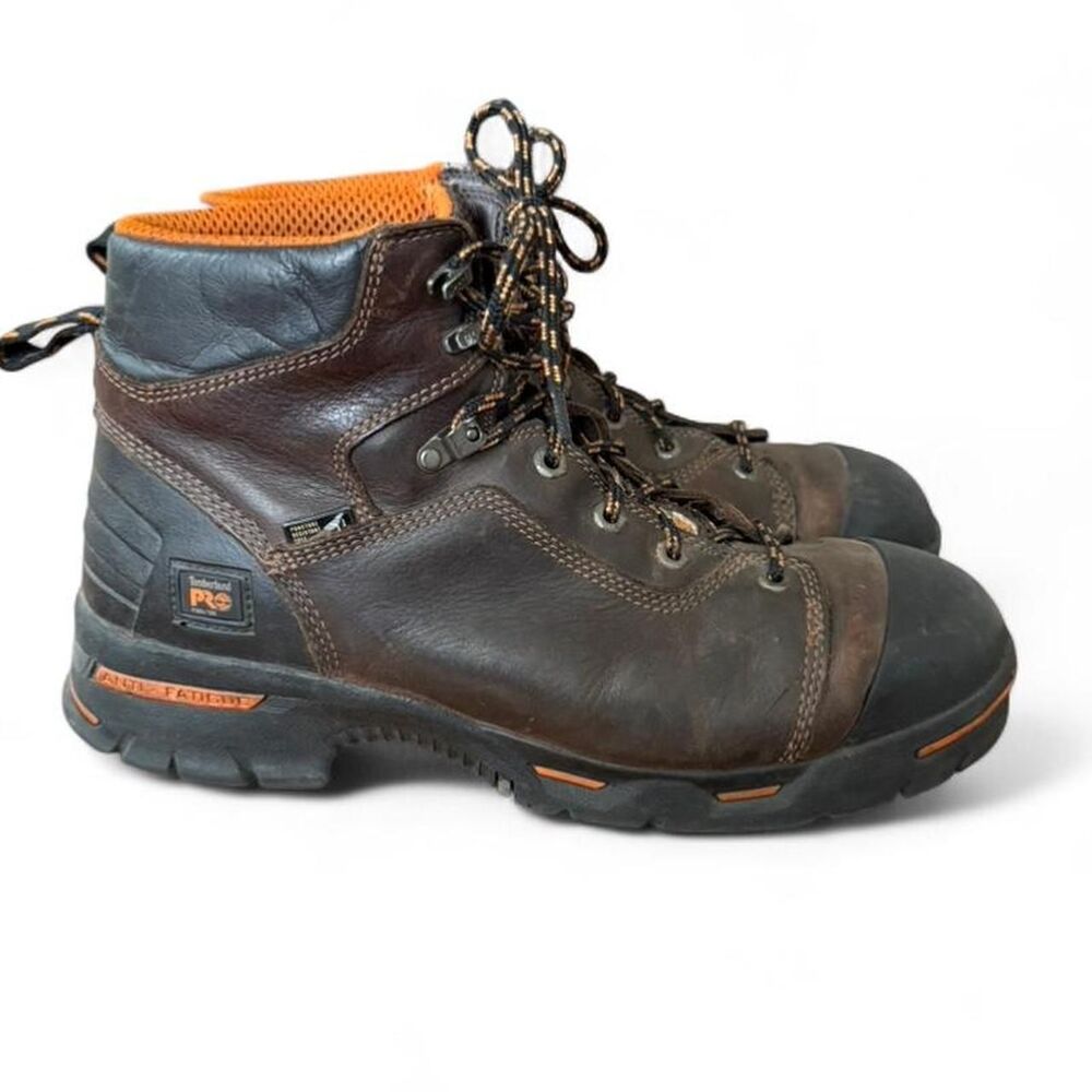 Timberland PRO Endurance 6-inch steel toe work boots. Size 12.